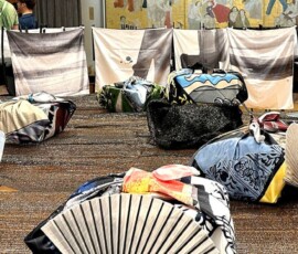パリ国際大学都市アート風呂敷展